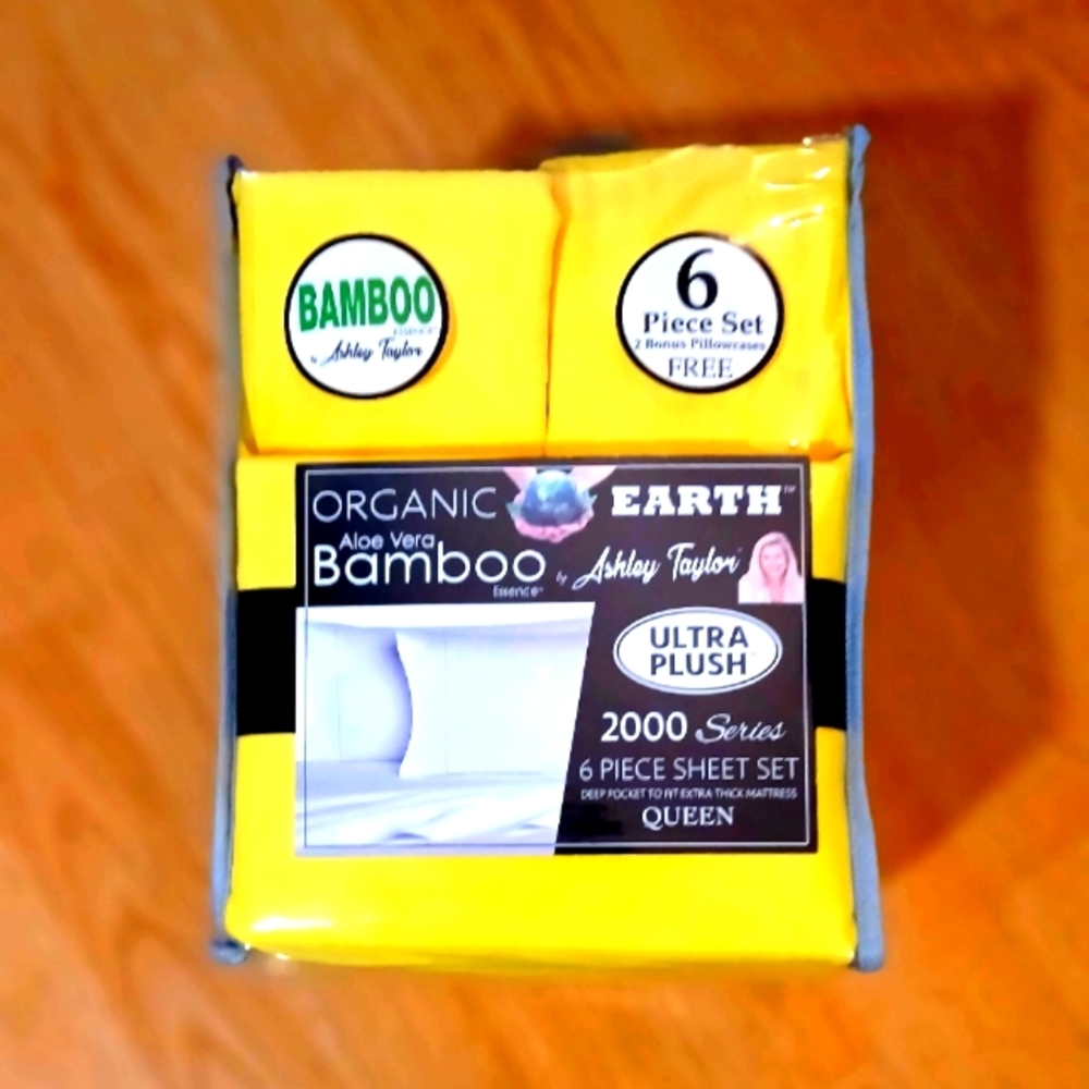 🆕Ashley Taylor  Organic Earth 6-PC Queen S